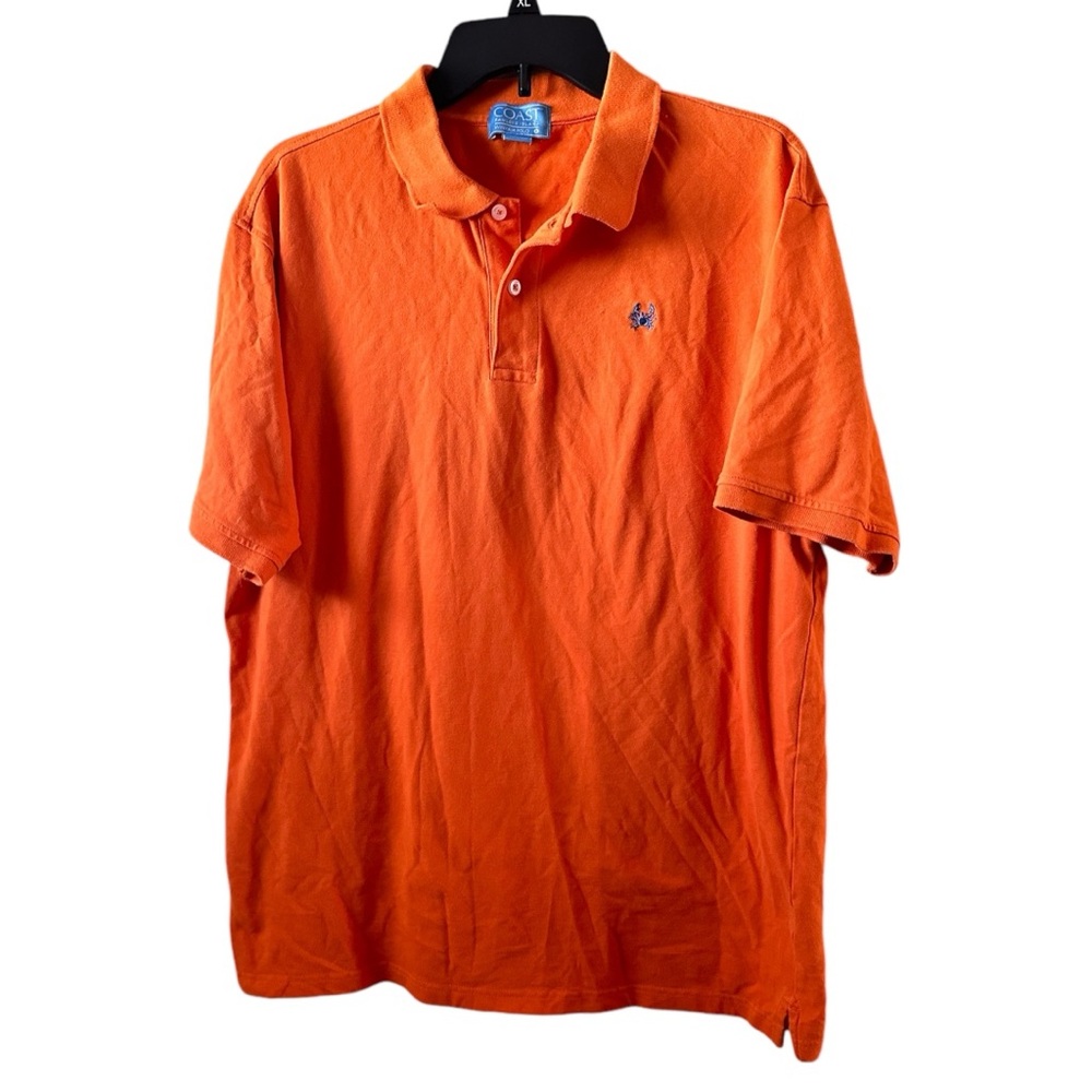 Boutique Coast Pawley's Island Winyah Polo Shirt in Orange Size XL